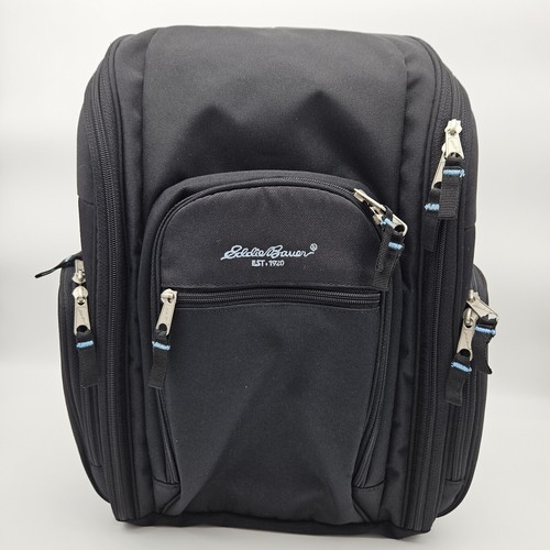 Eddie Bauer Backpack Hiking Bag Black Adjustable 2005