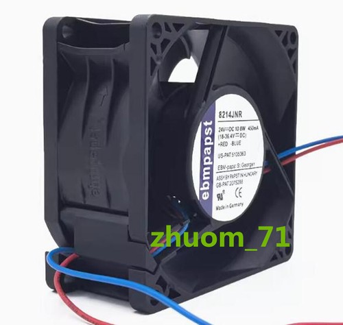 1PC Ebmpapst 8214JNR 24V 10.8W 8038 8CM ABB inverter cooling fan - Picture 2 of 5