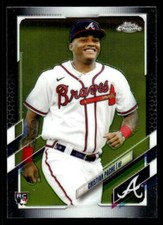 Cristian Pache 2021 Topps Chrome #178   Atlanta Braves