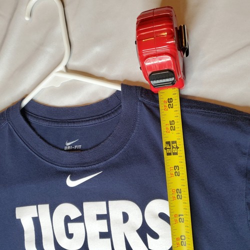 Nike DETROIT TIGERS Dri-fit T-shirt Mens S Olde English D CENTER SWOOSH 18x26.5 - Picture 11 of 17