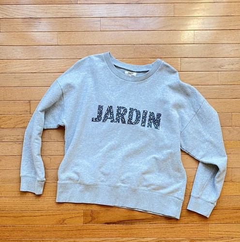 Madewell Jardin Floral Pullover Sweater 