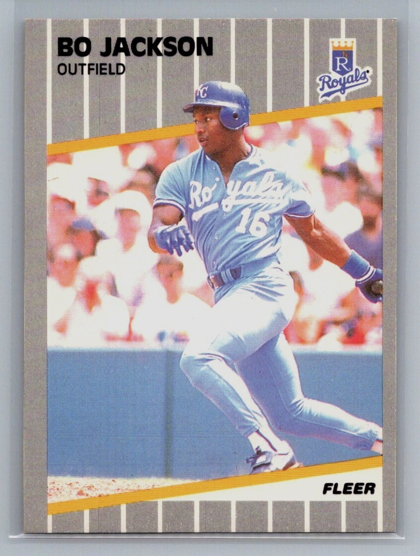 Bo Jackson - 1989 Fleer  #285 - Kansas City Royals - HOF