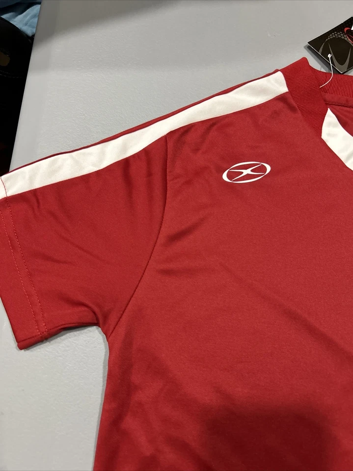 Camiseta de fútbol Xara manga corta roja juvenil mediana nueva Foto 3 de 4