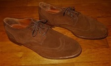 Rancourt & Co. men's suede shoes Size 11.5 D Made in USA Excellent condition