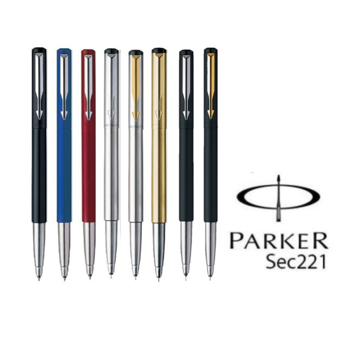 PARKER VECTOR ROLLERBALL PEN ,BLACK , BLUE , RED , SILVER, GOLD