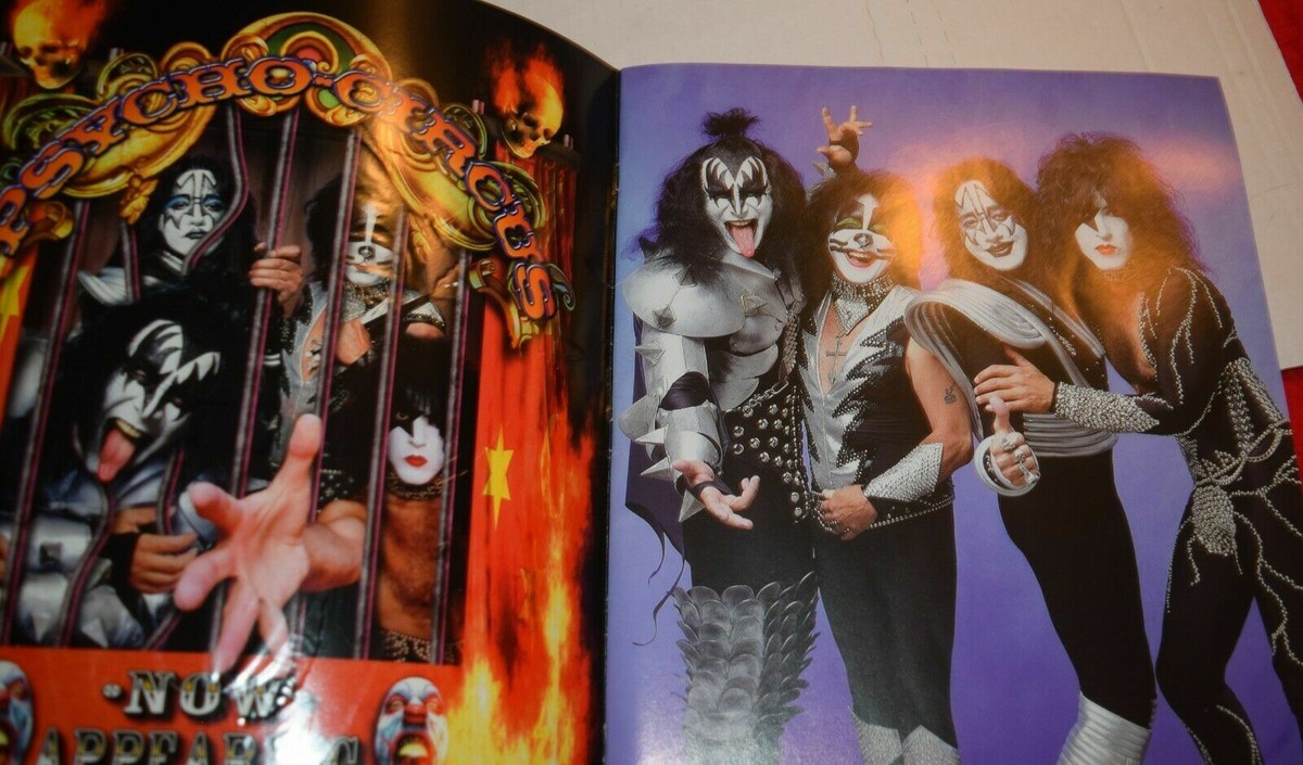 Kiss Psycho Circus World Tour 1998-1999 tour book program guide