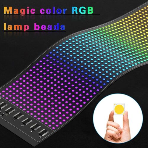 Car LED Sign LED Matrix Pixel Panel DIY Programmable Flexible LED Display - Picture 9 of 17