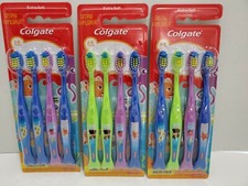 NIP Lot - 3 Packs of COLGATE Extra Soft 4-Pack Ocean Explorer Kid 12 Tootbrushes