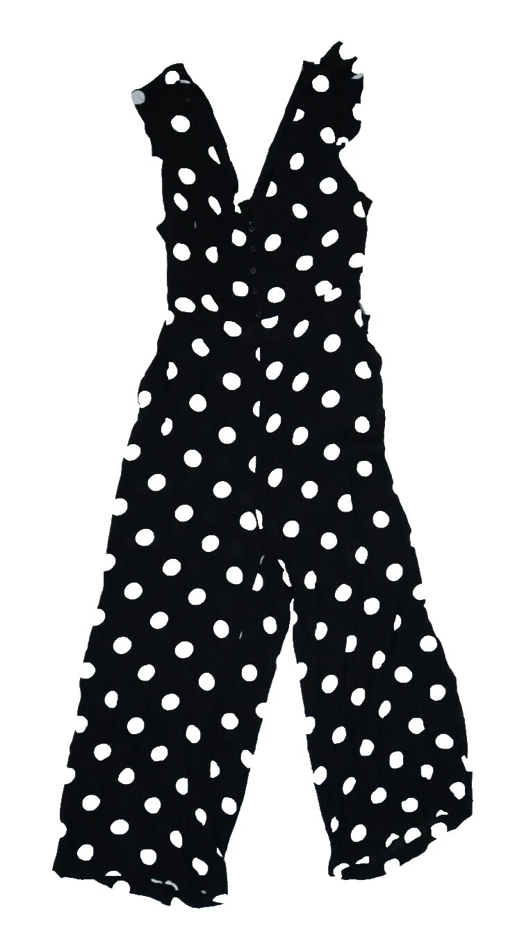 Negro lunares Jumpsuits & Rompers for Women