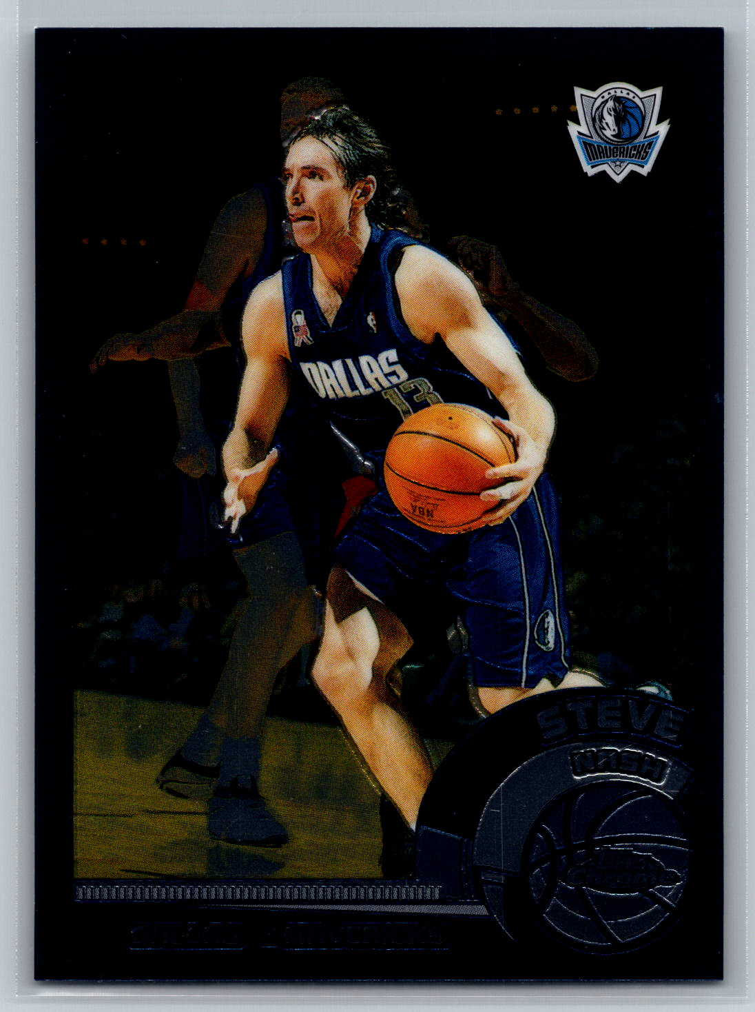 Steve Nash 2002-03 Topps Chrome Base Set Card #82 Dallas Mavericks