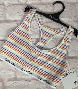 rainbow calvin klein bra
