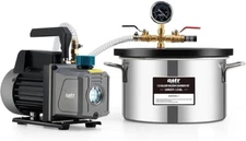 Orion Motor Tech 1.5 Gal Vacuum Chamber with Pump Kit, 3.5 cfm Pump