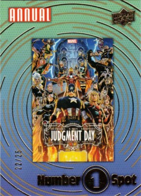 2022-23 Marvel Annual Number 1 Spot Gold N1S-11 Judgement Day 22/25 Gold