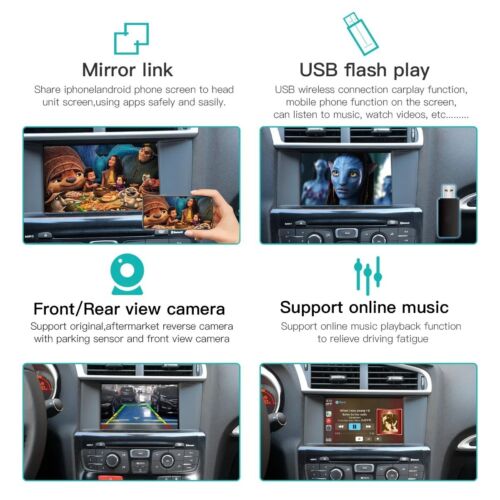 Peugeot apple carplay & android auto wireless for 208 2008 308 508 partner -SMEG - Picture 3 of 10