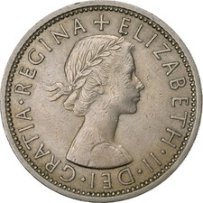 #1260609 Great Britain, Elizabeth II, Florin, Two Shillings, 1966, Copper-nic,