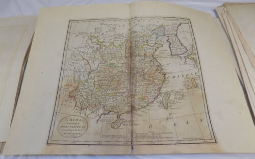 1804 Antique COLOR Map///CHINA, DIVIDED INTO ITS GREAT PROVINCES - Afbeelding 1 van 1
