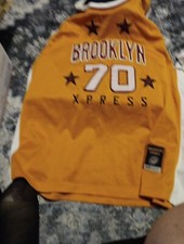 Vintage 90s Brooklyn Express 70 Jersey Mens Stars Original Athletic Design Sz XL