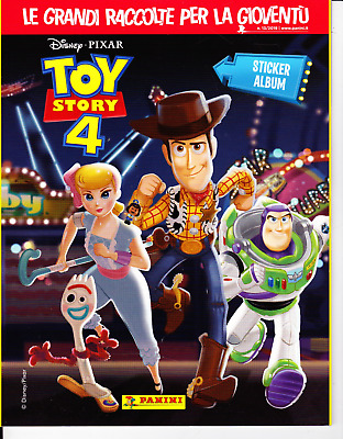 Collezione 2019 ALBUM STICKERS PANINI TOY STORY 4 SET COMPLETO DA ATTACCARE