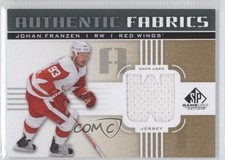 2011-12 SP Game Used Edition Authentic Fabrics Gold Johan Franzen (W) #AF-JF 0a7