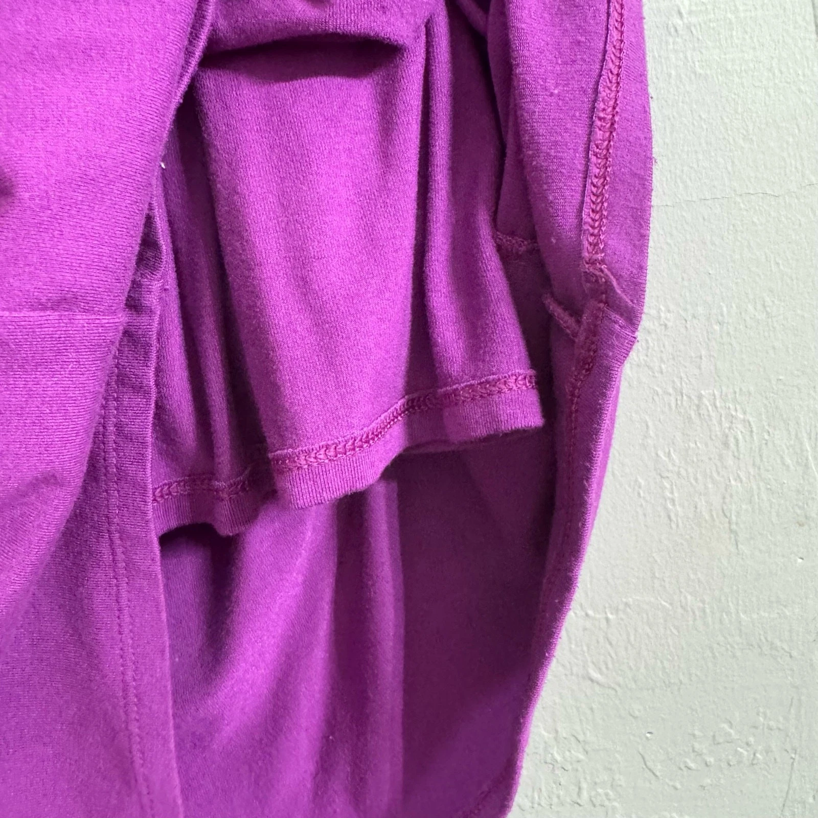 VETEMENTS Abito tubino increspato viola White Ho Black Market taglia S