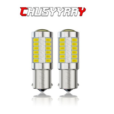 2pc LED Headlight Bulbs Riding Tractor Riding Lawn Mower Snow for 1156 Deere Cub