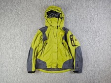 Jack Wolfskin TEXAPORE Jacket Women's L Waterproof Hooded Shell Flawed Green