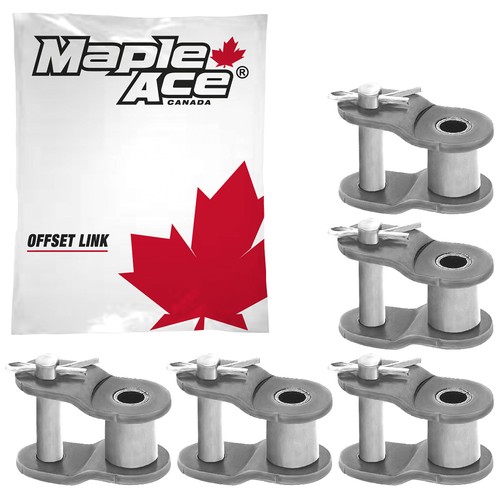 #41 Offset Half Link for Roller Chain Single Strand (Qty 5) - 第 1/8 張圖片
