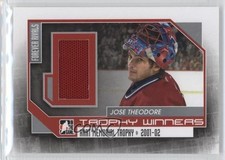 2012-13 ITG Forever Rivals Series Trophy Winners Jersey Silver Jose Theodore 2a8