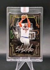 Carmelo Anthony AUTO 2024-25 Noir Basketball Vertical Spotlight Sig /99 Knicks 