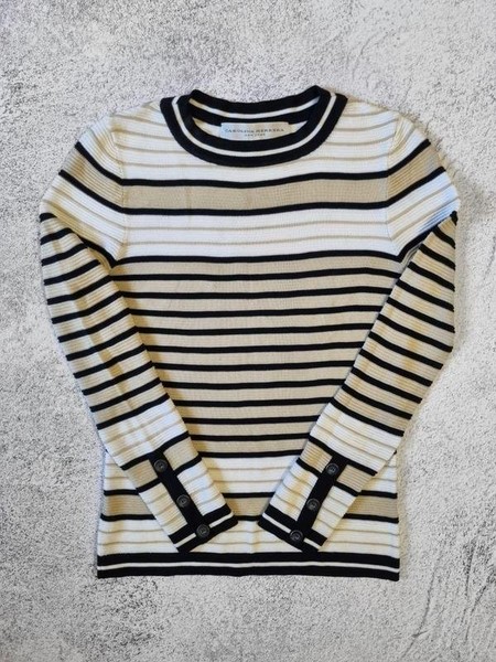 Women Carolina Herrera Sweater White Cotton XS