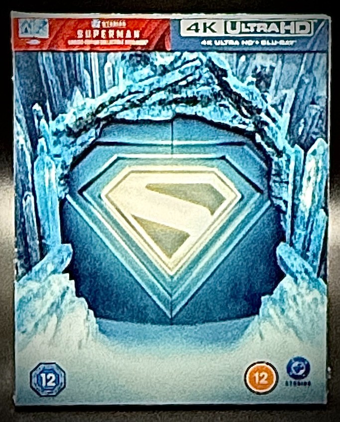 SUPERMAN (2025) HMV EXCLUSIVE GLOW IN THE DARK 4K UHD BLU-RAY STEELBOOK *SEALED*
