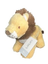 HTF NWT Carters Yellow Brown Lion Plush Baby Toy Stuffed Animal 67295