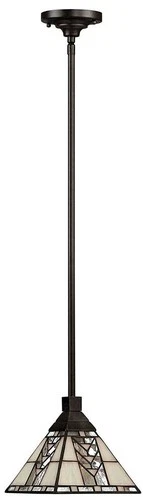 Hinkley 6 3/4" Wide Tahoe Mission Tiffany-Style Mini Pendant - Picture 2 of 6