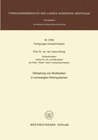 DäMpfung Von StoßWellen In Verzweigten Rohrsystemen Hans GröNig Taschenbuch 1978