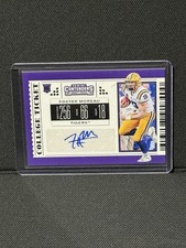 2019 Panini Contenders Draft Picks Foster Moreau LSU Autograph College Ticket 