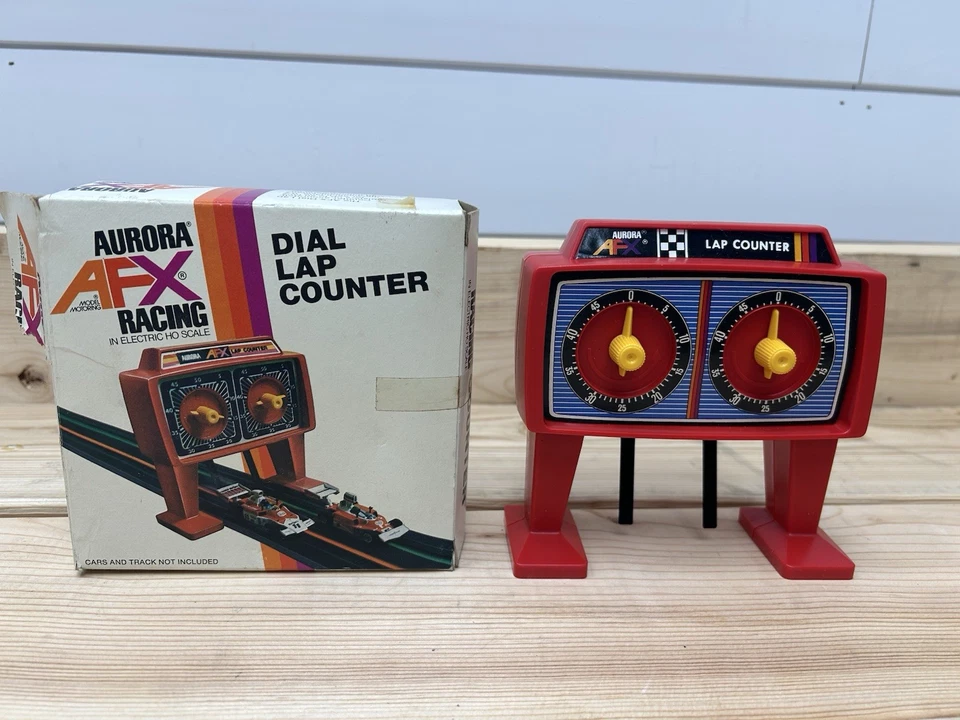 Nuevo Aurora AFX 1978 esfera contador de vueltas carreras coches eléctricos escala HO Foto 4 de 4