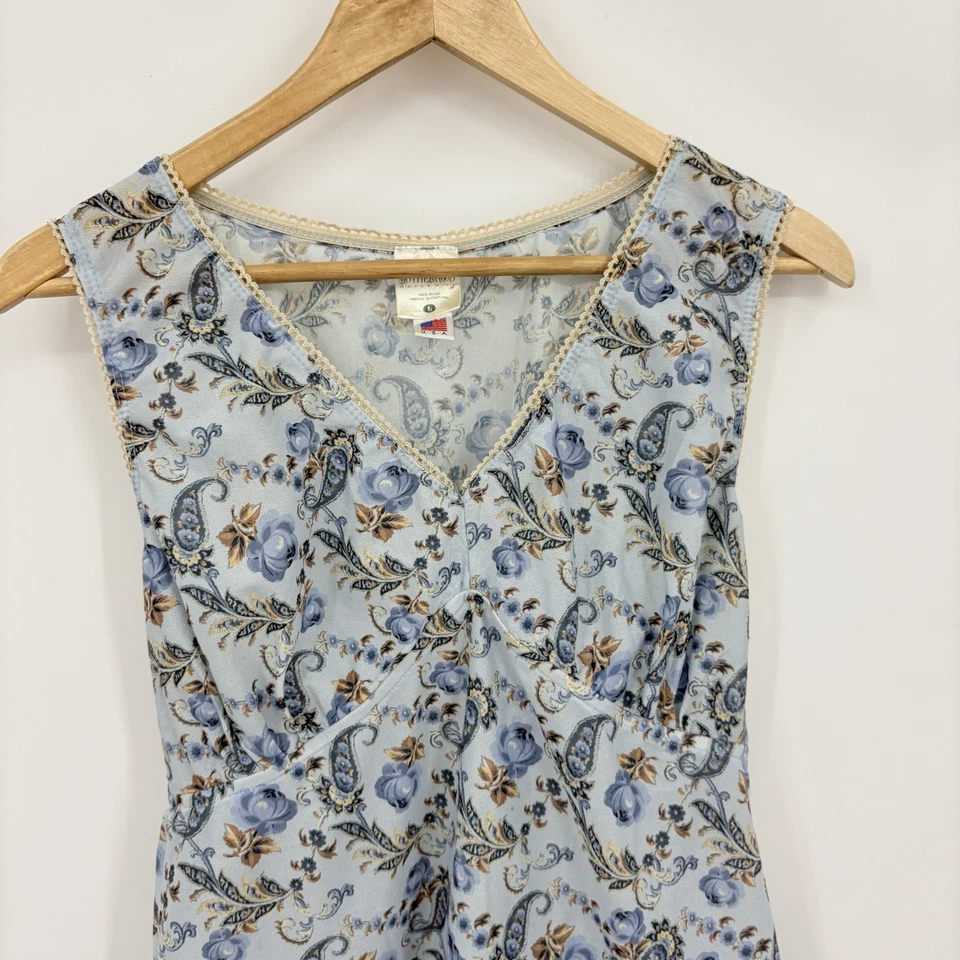 Top Babydoll vintage Y2K para mujer grande floral festival de hadas atado casa de campo años 90 Foto 2 de 4