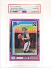 CALEB WILLIAMS 2024 DONRUSS OPTIC PREVIEW ROOKIE PINK PRIZM RC PSA 10 Q3972