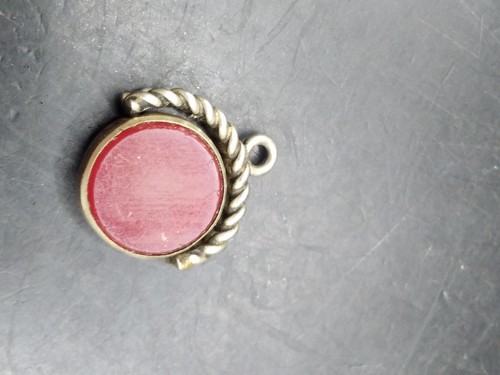 Llavero de reloj giratorio de metal blanco Bloodstone - Imagen 3 de 6