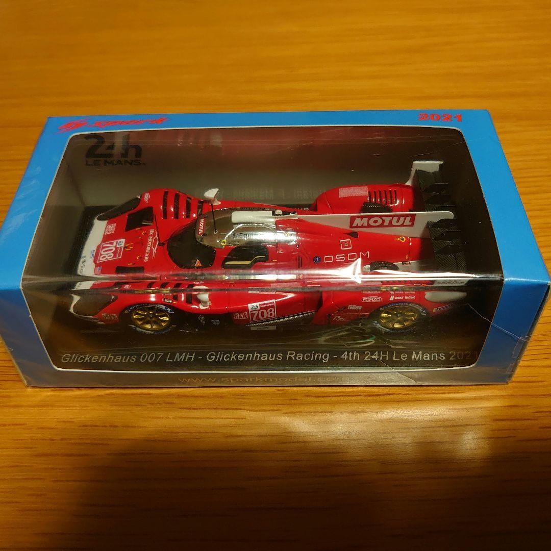 Spark 1/43 Glickenhaus 007 LMH 4th 24h Le Mans 2021 Minicar