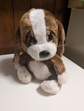 Vintage 1989 Applause Sad Sam Jr. Hound Puppy Dog Stuffed Animal Plush Toy 8"