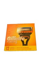 Fusion5 12-count razor blade refill cartridge pack.