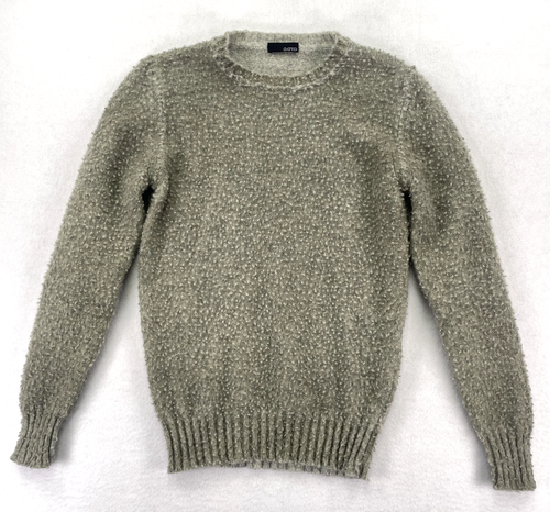 Maglione Avant Toi Uomo Piccolo 46 Beige Grigio Boucle Lana di Agnello Girocollo Italia - Foto 1 di 16