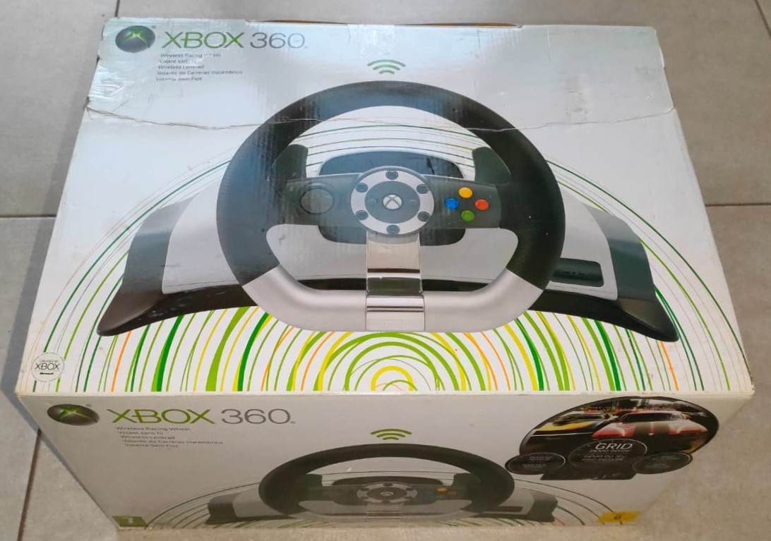 Volante Da Corsa Wireless Microsoft Xbox 360 con scatola completo funzionante