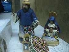 Heartwood Creek Jim Shore "Joy To The World! The Lord Is Come" Nativity 3-Piece