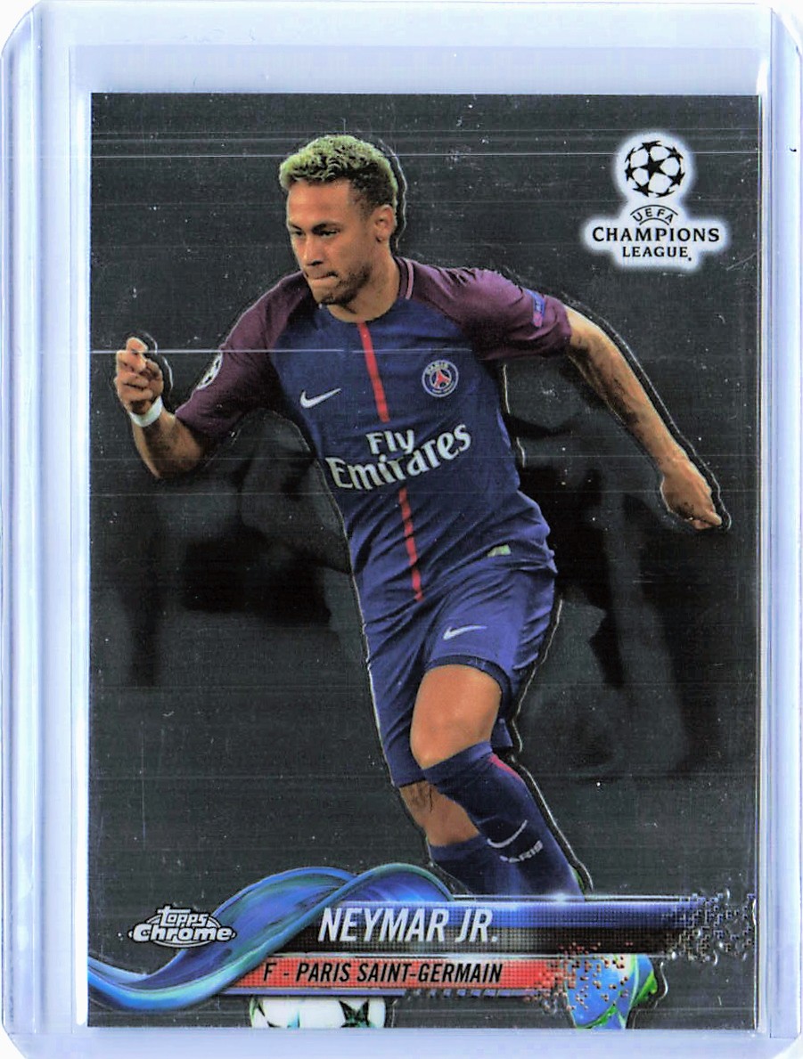 Neymar Jr. 2017-18 Topps Chrome UEFA Champions League #50 Paris Saint-Germain