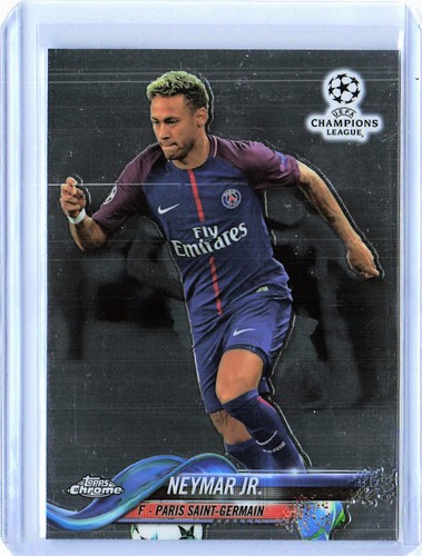 Neymar Jr. 2017-18 Topps Chrome UEFA Champions League #50 Paris Saint-Germain