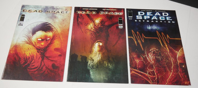 image Comics Dead Space #3, 4 and Dead Space Extraction #0 Mid-Grade Comics Lot