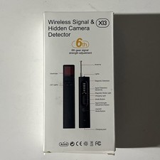 X13 Wireless Signal  Hidden Camera Detector Find Hidden Cameras, New