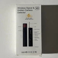 X13 Wireless Signal & Hidden Camera Detector Find Hidden Cameras, New